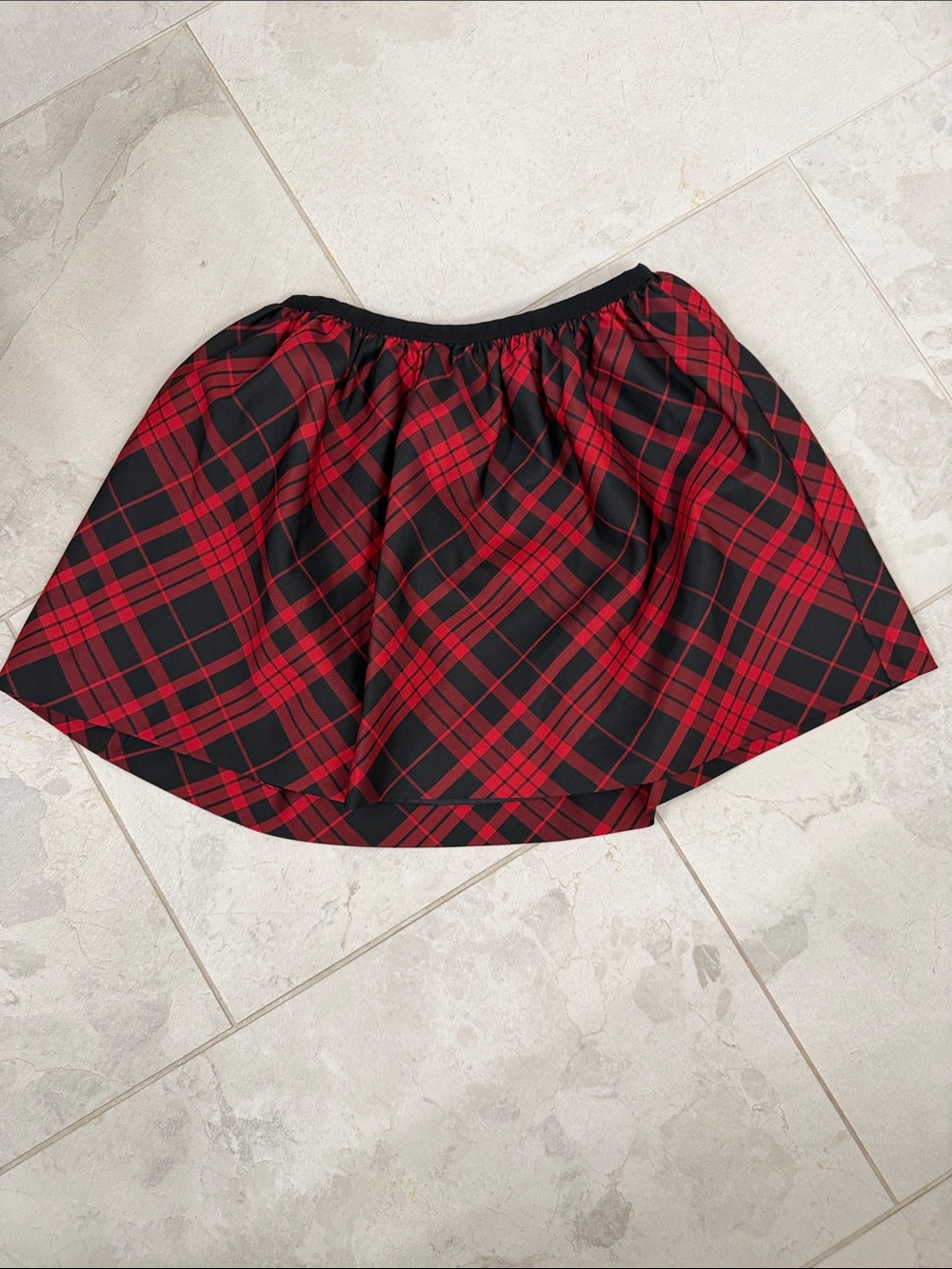Polo by Ralph Lauren Red and Black Plaid Girls' Skirt